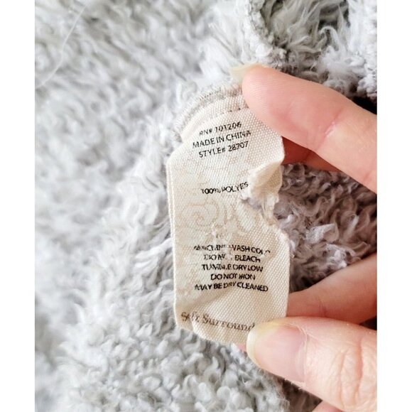 Hugs By Soft Surroundings Grey Hug Me Cardi Lounge Cardigan Sweater Oversize M - Picture 10 of 11